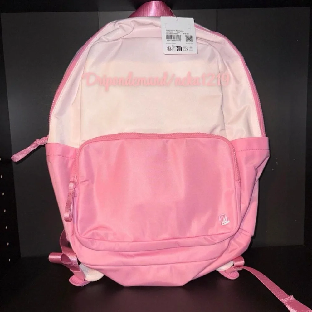 Lululemon Everywhere Backpack 22L- Candy Cloud/Pink Pearl/Wacky Khaki